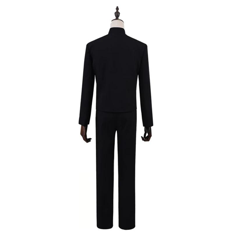Anime Jujutsu Kaisen Gojo Satoru Cosplay Costume Uniform Gojo Satoru High School Uniform Clothes Wig Suit Halloween Costumes