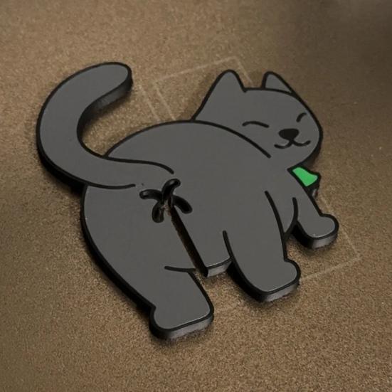 Хлебная клипса «Кошачья попа», напечатанная на 3D-принтере, держатель для пакетов для любителей кошек