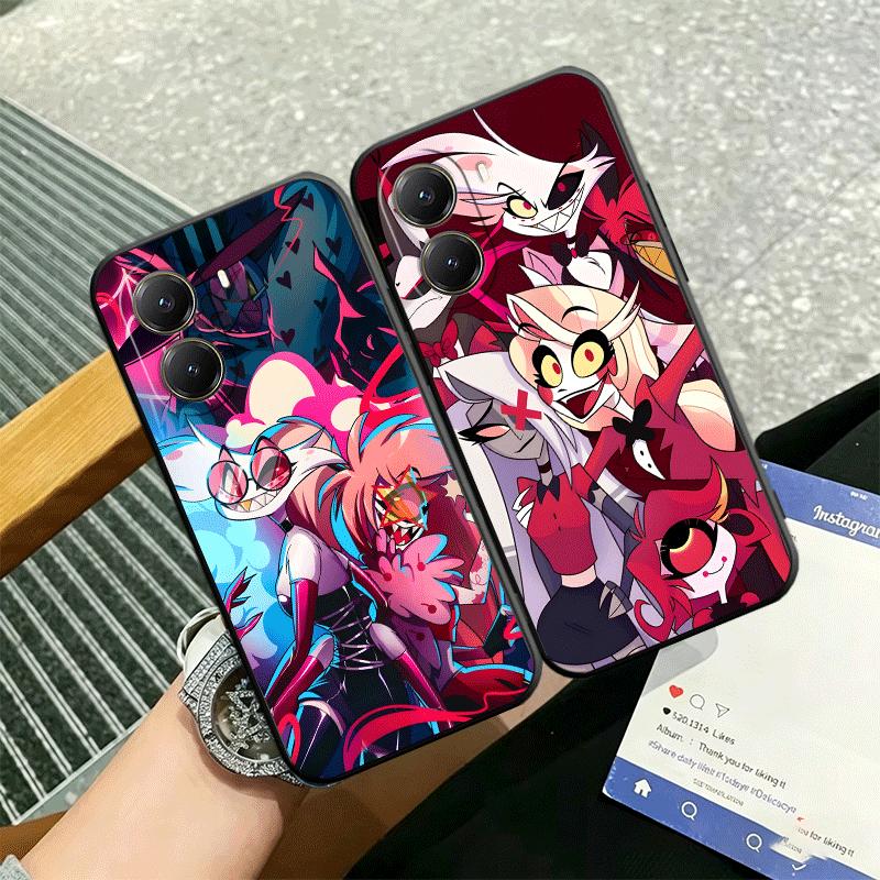 Мягкий чехол для телефона Hazbin Hotel Anime для Xiaomi Poco X5 X6 X7 X8 Pro Max X3 F7 F8 Ultra M8 M7 M6 M5 Redmi 15 15C 14C 13C 12C X4 F6