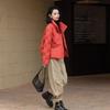 Fashion new duck down loose casual stand-up collar short down jacket light and warm and light temperament jacket women