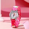 Cute Unicorn Wristwatch For Kids With Pvc Strap And Quartz Dial