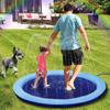 For Dog Summer Cool Inflatable Water Spray Pad Mat Tub Play Cooling Mat Swimming Pool Outdoor Pet Dog Toys Pet Sprinkler Pad