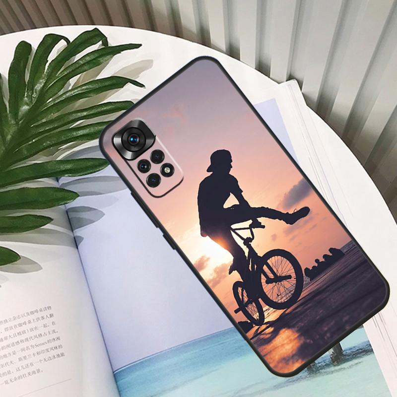 Чехол Funda Для Xiaomi Redmi Note 14 13 10 11 12 15 Pro Plus Чехол Для Redmi 15C 14C 10C 12C 13C 15 BMX Велосипед Экстремальный Спорт