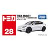 TAKARA TOMY Томика Нет. 28 Tesla Model Y (Первое издание) Игрушечная машинка-миниатюра для детей от 3 лет