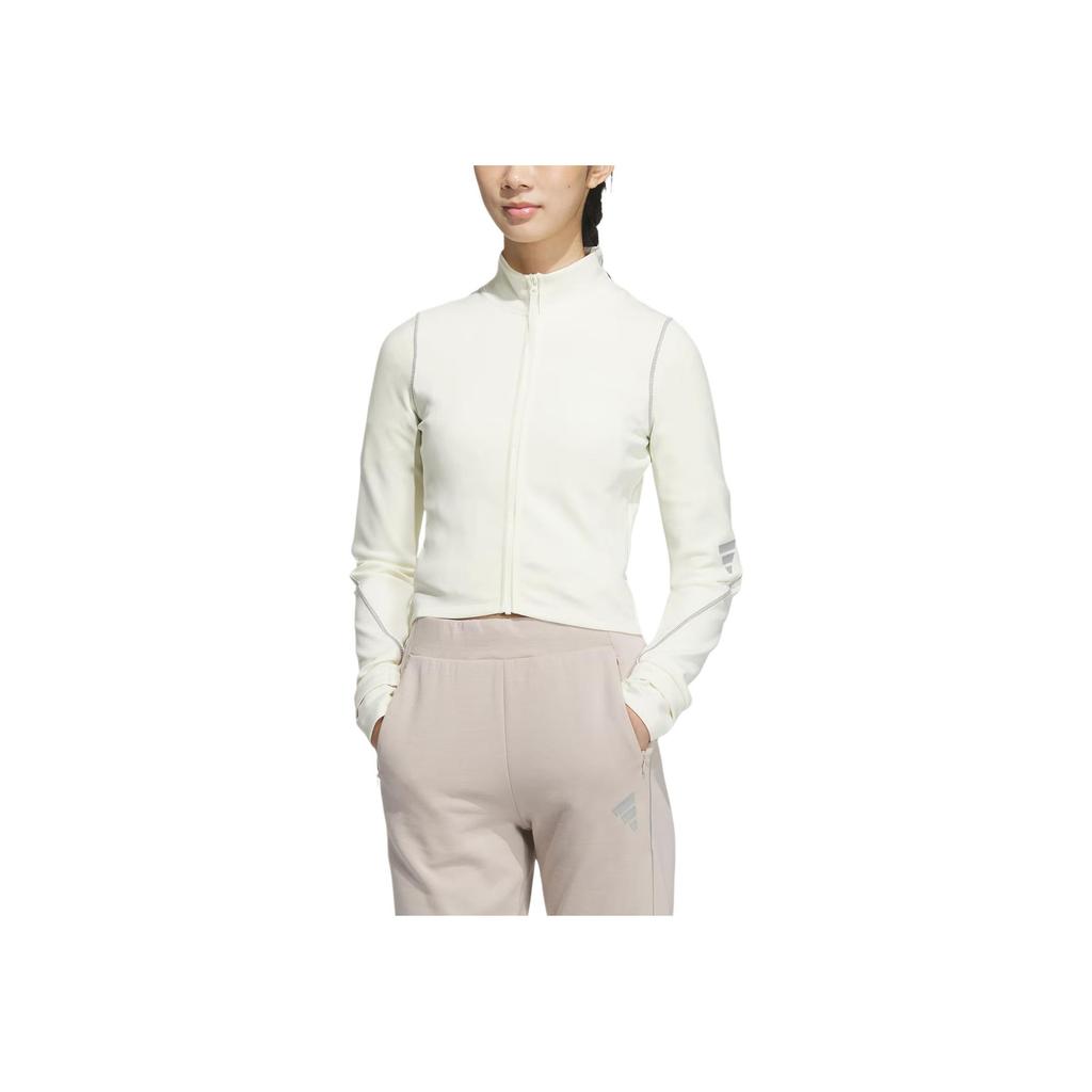 Adidas FW24 FUSTL W P SWT2 Sports Casual Pullover Long Sleeve Sweatshirt Women Sweatshirt Ivory JM6213