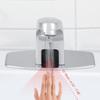 Сенсорный кран для воды Автоматический кран с инфракрасным датчиком Кран для холодной воды для кухонной раковины и раковины в ванной комнате с блоком управления Водопроводный кран Водопроводный кран