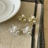Жемчужные серьги-фейерверки Французская мода Серьги-гвоздики Легкая роскошь Премиум Универсальные серьги Женские