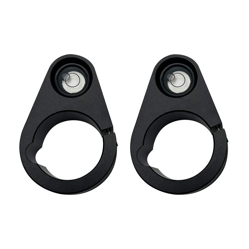 2 шт. Пузырьковые уровни для центрирующей штанги, Мерная рейка, Штанга из углеволокна, Спиртовой уровень, Аксессуары для картографирования пузырьками, Диаметр 32 мм