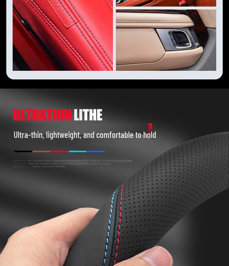 Универсальная крышка руля Geely Panda Mini, всесезонная, с удобным захватом, без шитья, женская, тонкая модель 2023