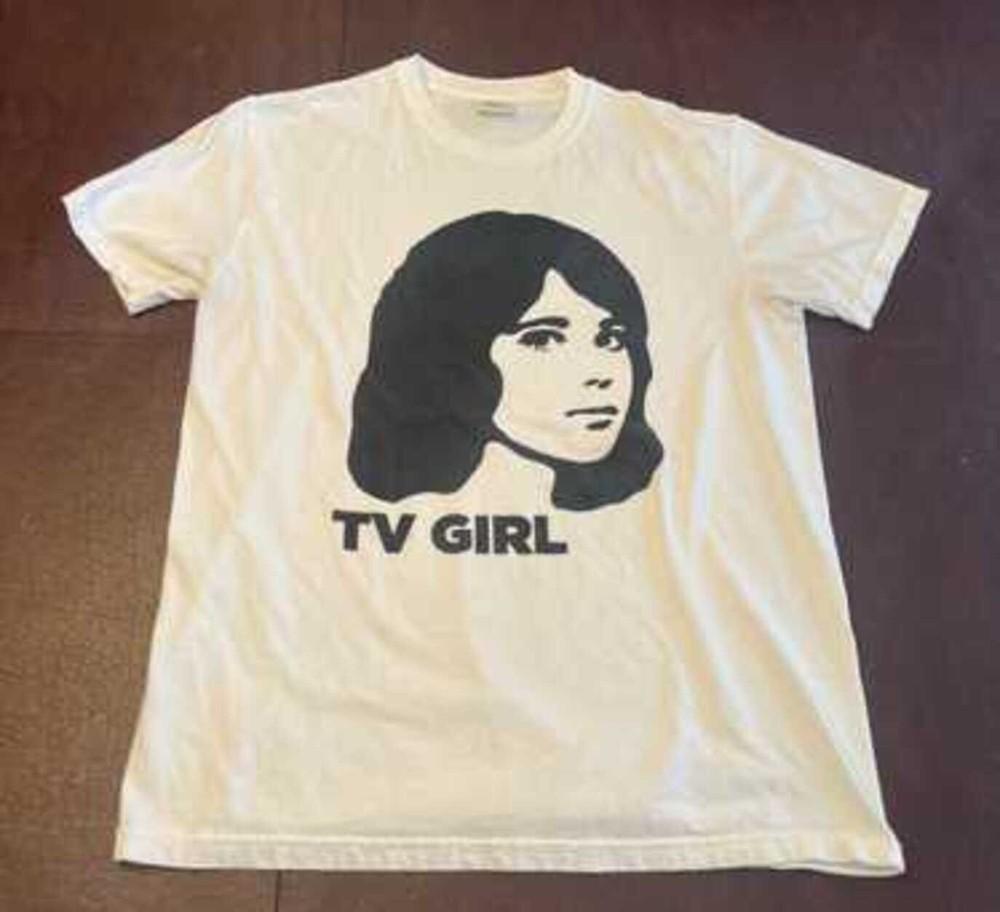 Винтажная футболка унисекс с принтом группы TV Girl Белая S-5XL CR469