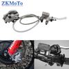 Сборка переднего и заднего дискового тормоза для мотоцикла HONDA CR CRF CRFX 125 250 450 Питбайк Грязевой байк Гидравлический тормозной суппорт Цилиндр