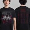 Hellfest 2025 Out of Bounds Мерч Клиссон Франция 19-22 июня 2025 с Лайнапом Небосклон Двусторонняя Унисекс Футболка