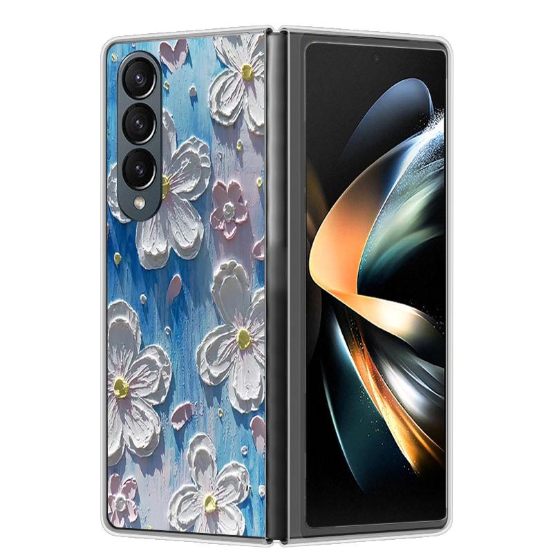 Чехол для Samsung Z Fold 4 ZFold 5 4 5G Жесткий прозрачный чехол для телефона для Samsung Galaxy Z Fold4 Fold5 Ударопрочный бампер Fundas