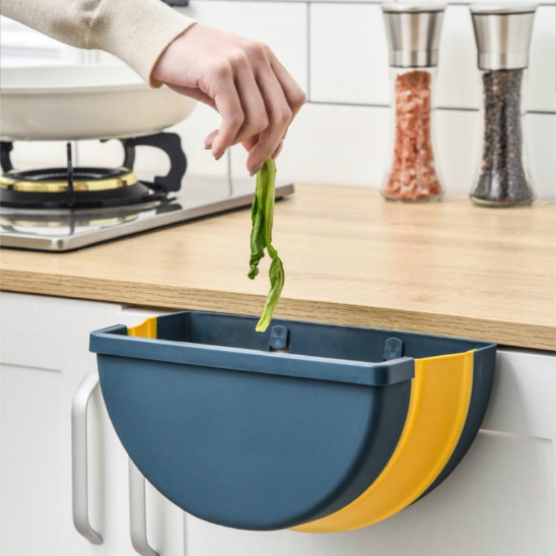 Кухонный мусорный бак, бытовой подвесной складной подвесной классификационный мусорный бак для гостиной, ванной комнаты, CA