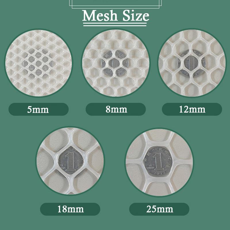 DIY Garden Fence Mesh Cat Pet Balcony Anti-Falling Net Window Plastic Grate Mesh Children Staircase Fall Protection Netting