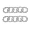 10Pack Oil Drain Plug Washer, 12Mm Aluminum Drain Plug Gasket For Honda/Acura Part 94109-12000