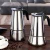 Stainless Steel Coffee Maker Moka Pot Geyser Coffee Makers Coffee Pot Espresso Maker Brewer Latte Coffee Tools Percolator Stove