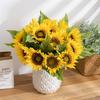 Artificial Flower Sunflowers Lifelike Realistic Low-maintenance Non-fading Easy-care Artificial Flowers