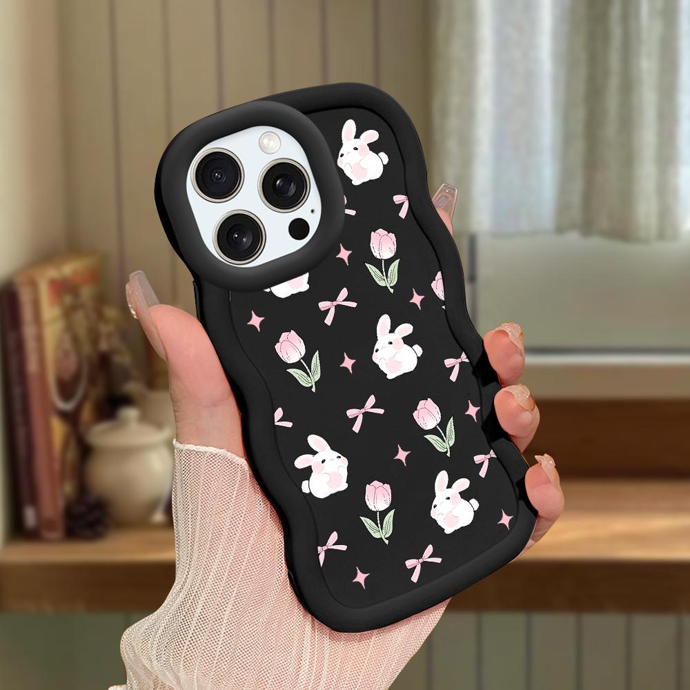 Чехол для телефона Macaron из мягкого силиконового материала с большой волной и кромкой, противоударный защитный резиновый чехол для iPhone Samsung Huawei Honor Xiaomi Redmi OnePlus Moto