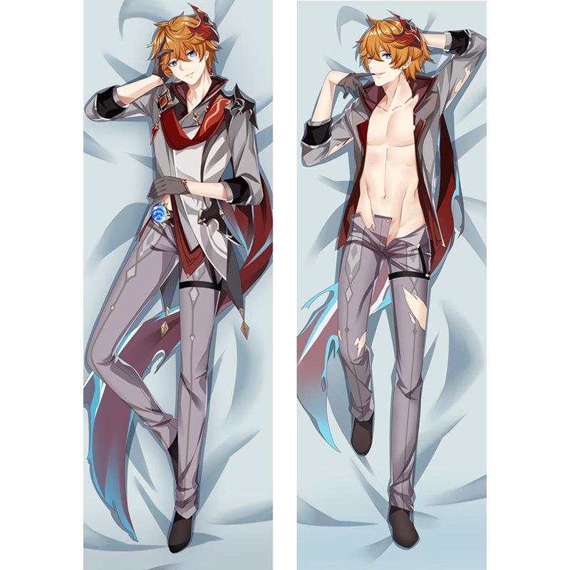 60x180 см аниме Genshin Impact Tarataglia Keaya Dakimakura чехол двусторонний 3D принт постельное белье обнимающее тело наволочки подарок