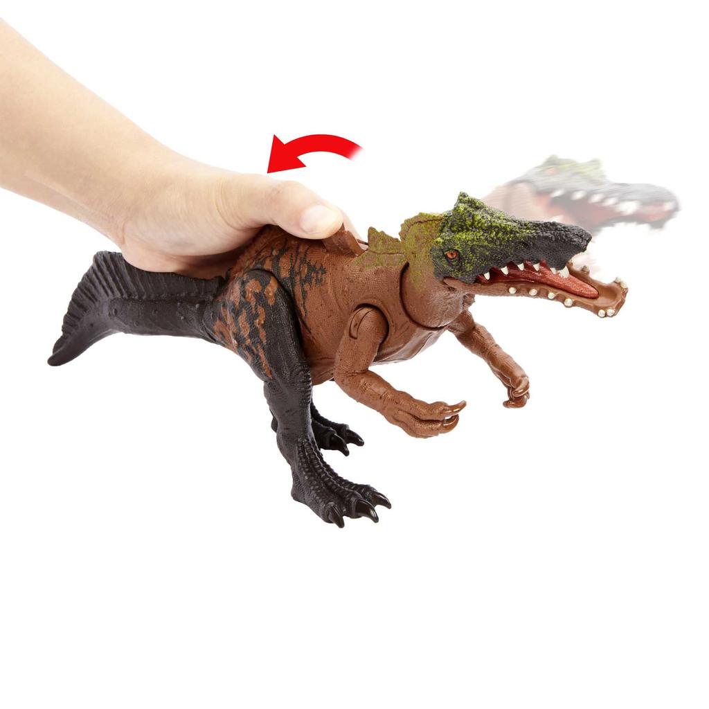 Фигурка Mattel Jurassic World Action Figure Iritator возрастом от 1 до 2 лет и HLP22 (МИР ЮРСКОГО ПЕРИОДА) Рев! [Общая длина приблизительно. 34,5 см] [4 вверх]
