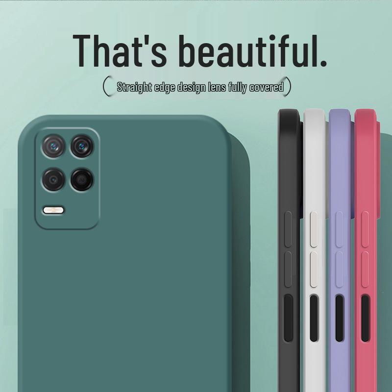 Защитный чехол из жидкого силикона для realme Q3/Q3i (RMX3161)