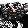 Виниловые часы-будильник на стену с изображением искусства езды на мотоцикле, с возможностью персонализации имени, для байкера, декор для дома, мужская берлога, гараж