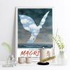 Rene Magritte Surrealist Exhibition Museum Posters Cannot Be Copied Classic Canvas Painting