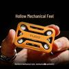 EDC Metal Tuning Fork Mechanical Push Card Stress Relief Toy