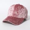 Trend Spring Golden Velvet Versatile Versatile Baseball Cap Cap Textured Thickened Casual Hat