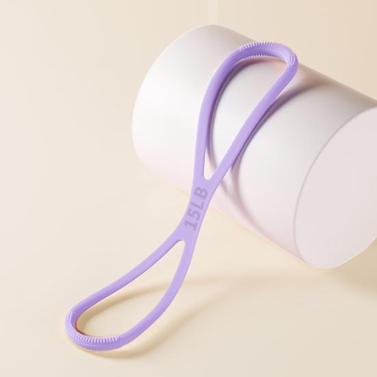 Эспандер-восьмерка Лента сопротивления для упражнений Рука Плечо Растяжка Силовые тренировки Фитнес Эластичный ремень 15/25/35 фунтов Мужчины Женщины Нескользящий силиконовый трос натяжения