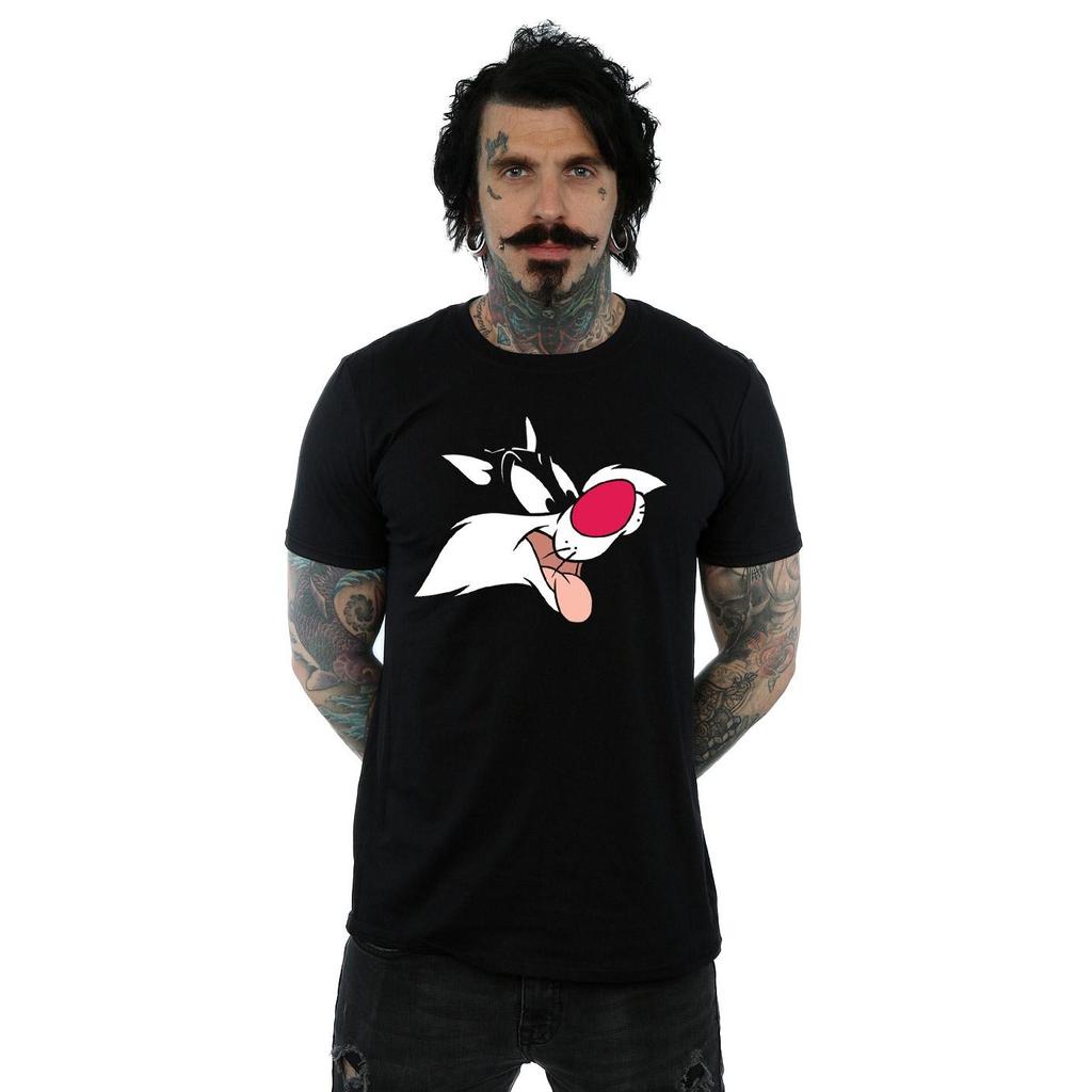 Looney Tunes Мужская футболка из хлопка Sylvester