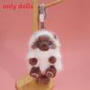 Плюшевый брелок-кошка из мягкого коротковорсового хлопка для подарка и украшения