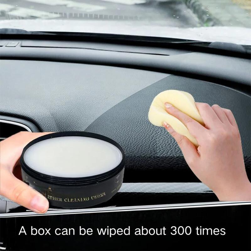 Масло для ухода за кожаными сиденьями автомобиля Многофункциональный крем Полировка салона Удаление пятен Восстановленная чистка салона автомобиля