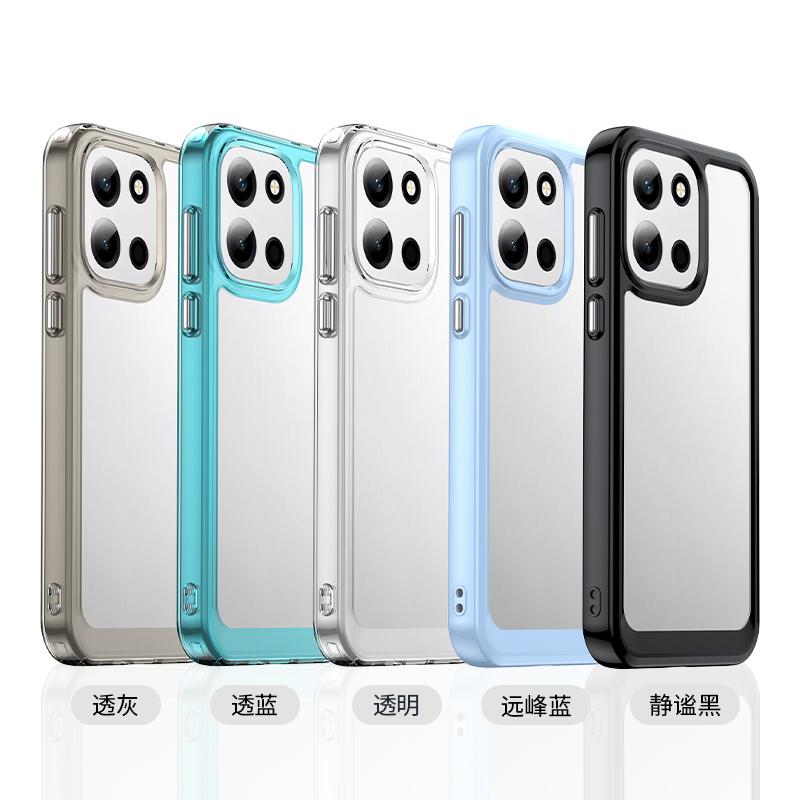 Чехол для OnePlus Nord 6 Прозрачный ПК + ТПУ Чехлы OnePlus Nord 6 OnePlus Turbo 6 6V Чехол Funda Ударопрочный Силиконовый Защитный Чехол
