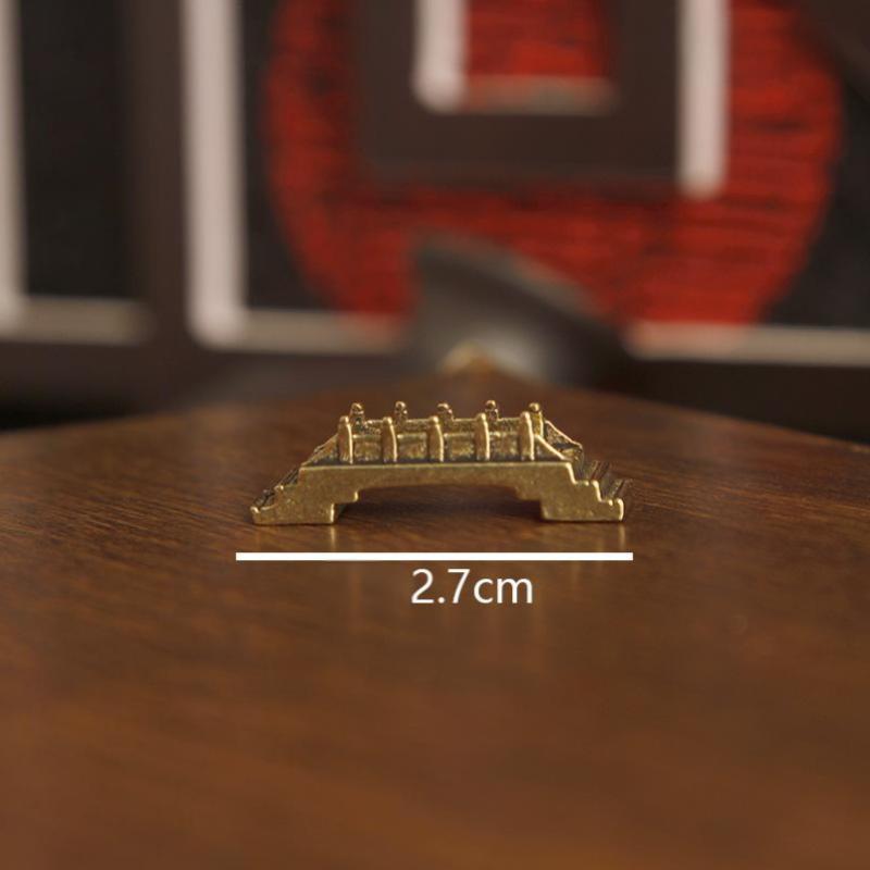 Brass Fishing Old Man Small Statue Desktop Ornaments Retro Fisherman Mini Figurines Models Home Decorations Crafts Accessories