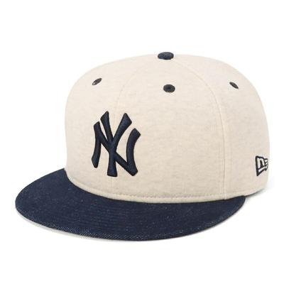 Кепка 59FIFTY MLB Двухцветная NY Овсяный/Темно-синий 7 3/8 5950 OATMEAL NEYYAN OAT IND 14388837 NER36C1460