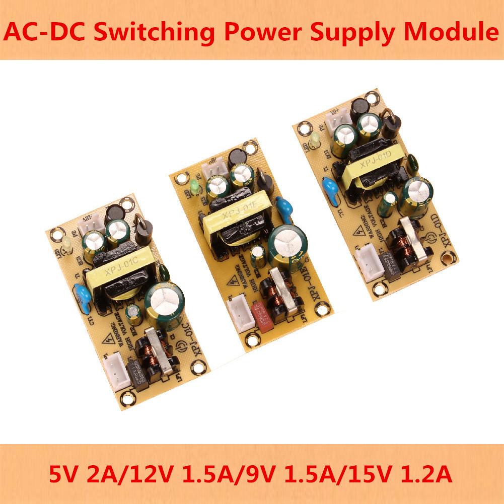 AC-DC 5/9/12/15V 2A 1.5A 1.2A Импульсный Модуль Блока Питания Голая Схема AC 100-240V На 5V 9V 12V 15V Плата Регулятора Для Ремонта