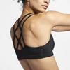 Nike Избранное Низкоинтенсивная поддержка Быстросохнущий спортивный бюстгальтер Женское нижнее белье Черный AQ8687-010