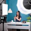 FB 200W COB LED 3-Light Studio Video Lighting Kit