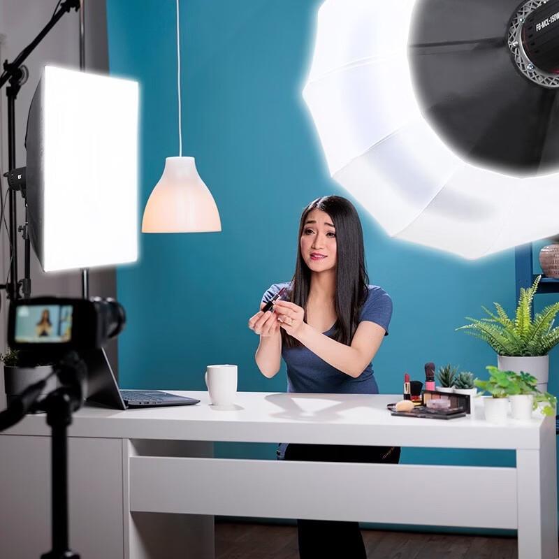 FB 200W COB LED 3-Light Studio Video Lighting Kit