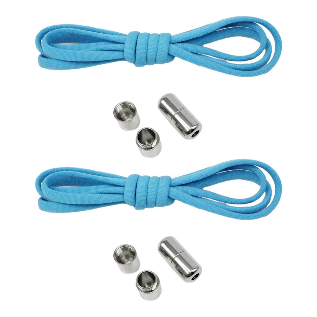 2 штуки Детские кроссовки шнурок однотонный шнурок для обуви многоразовый моющийся эластичный шнурок для обуви аксессуары для обуви