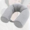 Cozy U Shape Pillow Zipper Support Memory Foam Traveling Portable U Shape Nap Pillow Office Supplies