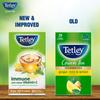 Чай зеленый Tetley Immune 25 чайных пакетиков, витамин С с имбирем, мятой и лимоном, травяной антиоксидантный купаж без кофеина для гидратации и ежедневного хорошего самочувствия
