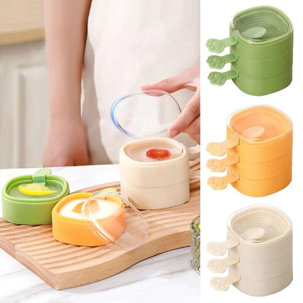 Food Grade Portable Summer Ice Cream Mold Homemade Quick Frozen Ice-Pop Making Mould Mini DIY Ice Grid