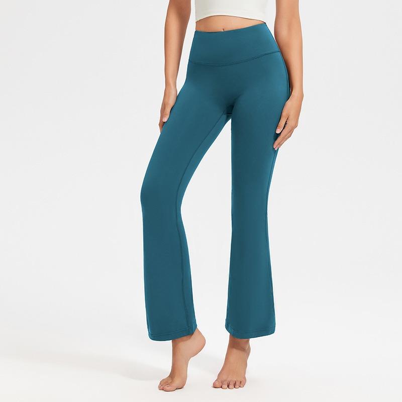 New Fashion Sports Casual Flared Yoga Pants Women High Waist Hip Lifting Fitness Yoga Trousers Women Slim Fit Loose Joggings Running Yoga Pants 25587