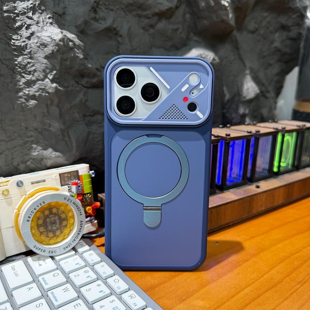 Применимый брелок для iPhone Рамка для очков Чехол для мобильного телефона Apple 16 Контрастный цвет Кожа Магнитный держатель Защитный чехол