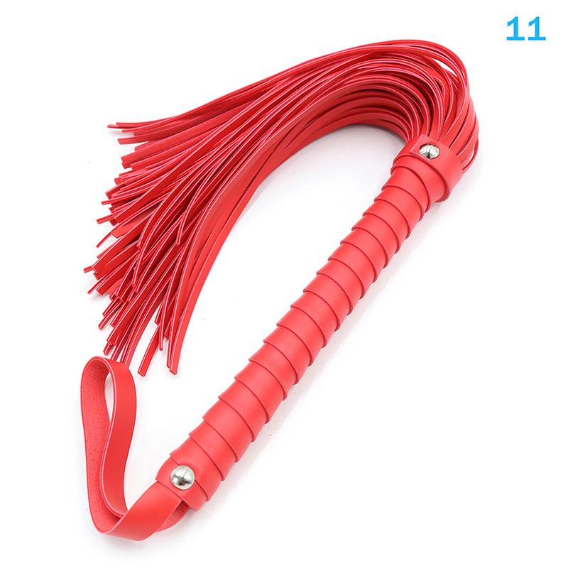 Racing Riding Crop Party Flogger Hand Cuffs Queen Black Horse Riding Whip High Quality Pu Leather Pimp WhipDesert Bling
