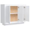 Sideboard White 92 x 35 x 75 cm Particle Board