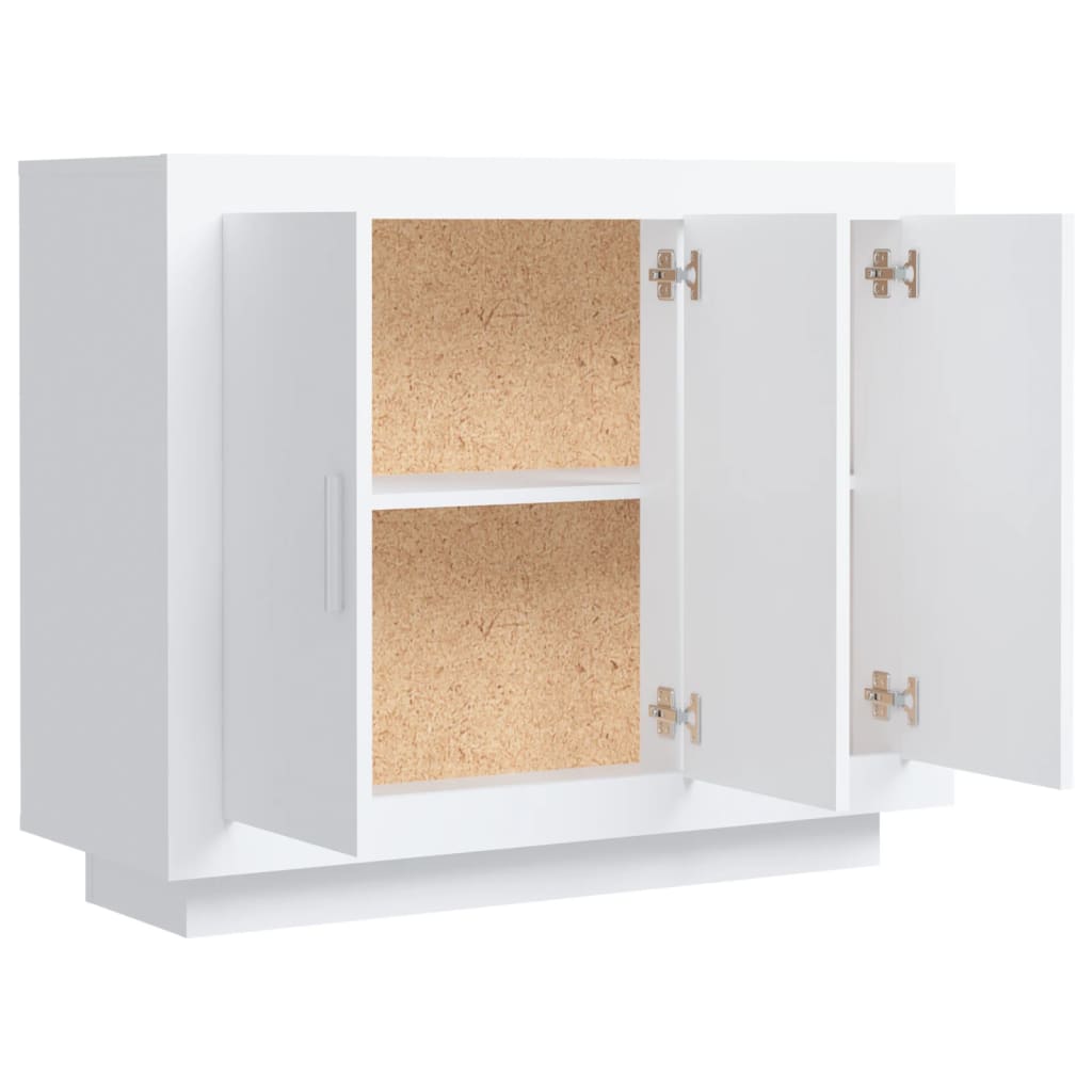Sideboard White 92 x 35 x 75 cm Particle Board